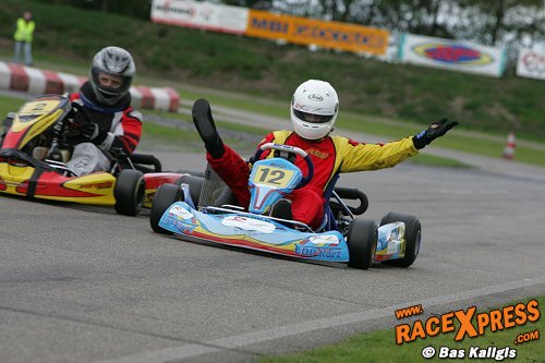 Blijheid op de finish